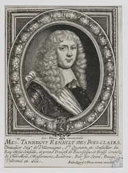 Copy of Portrait of Tanneguy Renault des Bois-Clairs by Moncornet